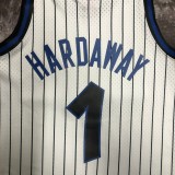 NBA Season Season 93-94 Orlando Magic White #1 HARDAWAY Jersey High Quality Name and Number Print