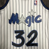 NBA Season Season 93-94 Orlando Magic White #32 O'NEAL Jersey High Quality Name and Number Print