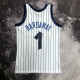 NBA Season Season 93-94 Orlando Magic White #1 HARDAWAY Jersey High Quality Name and Number Print