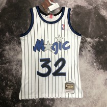 NBA Season Season 93-94 Orlando Magic White #32 O'NEAL Jersey High Quality Name and Number Print