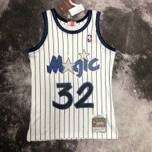 NBA Season Season 93-94 Orlando Magic White #32 O'NEAL Jersey High Quality Name and Number Print