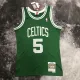 NBA Men Season 07-08 Boston Celtics Retro Green #5 GARNETT Jersey High Quality Name and Number Print