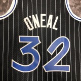 NBA Season Season 94-95 Orlando Magic Black #32 O'NEAL Jersey High Quality Name and Number Print