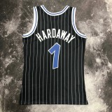 NBA Season Season 94-95 Orlando Magic Black #1 HARDAWAY Jersey High Quality Name and Number Print