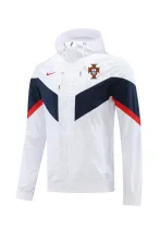 22/23 Portugal White with Nike Logo Windbreaker Jacket Thai Quality