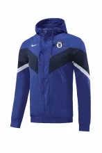22/23 Chelsea Blue with Nike Logo Windbreaker Jacket Thai Quality