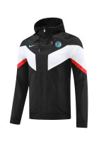 22/23 Inter Milan Black with Nike Logo Windbreaker Jacket Thai Quality