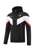 22/23 Portugal Black with Nike Logo Windbreaker Jacket Thai Quality