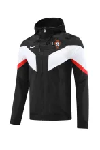 22/23 Portugal Black with Nike Logo Windbreaker Jacket Thai Quality