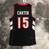NBA Men Season 1999 Toronto Raptors Retro Purple & Black #15 CARTER Jersey High Quality Name and Number Print