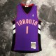 NBA Men Season 1999 Toronto Raptors Retro Purple & Black #1 McGRADY Jersey High Quality Name and Number Print
