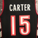 NBA Men Season 1999 Toronto Raptors Retro Purple & Black #15 CARTER Jersey High Quality Name and Number Print