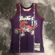 NBA Men Season 1998 Toronto Raptors Retro Purple #15 CARTER Jersey High Quality Name and Number Print