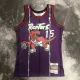 NBA Men Season 1998 Toronto Raptors Retro Purple #15 CARTER Jersey High Quality Name and Number Print