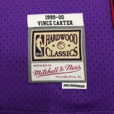 NBA Men Season 1999 Toronto Raptors Retro Purple & Black #15 CARTER Jersey High Quality Name and Number Print