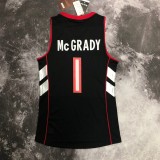 NBA Men Season 1999 Toronto Raptors Retro Purple & Black #1 McGRADY Jersey High Quality Name and Number Print