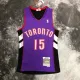 NBA Men Season 1999 Toronto Raptors Retro Purple & Black #15 CARTER Jersey High Quality Name and Number Print