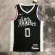 NBA Season 20-21 Men Los Angeles Clippers in Latin Black City #0 WESTBROOK Jersey High Quality Name and Number Print