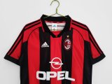 98/99 AC Milan Home Retro Jersey