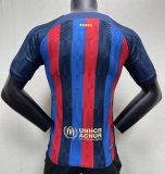 22/23 Barcelona Home Jersey With Special Sponsors Player Version  1:1 Quality