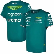 2023 Aston Martin Cognizant F1 Team Round Collar T-Shirt