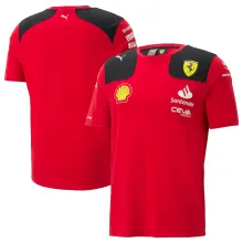 2023 Ferrari F1 Team POLO Round Collar T-Shirt