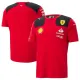 2023 Ferrari F1 Team POLO Round Collar T-Shirt