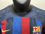 22/23 Barcelona Home Jersey With Special Sponsors Player Version  1:1 Quality