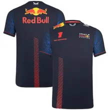 2022/23 Red Bull Racing Dark Blue F1 Team Round Collar POLO T-Shirt