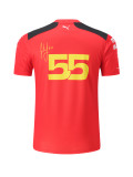 2023 Ferrari F1 Team POLO Round Collar T-Shirt