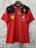 2023 Ferrari F1 Team POLO Round Collar T-Shirt
