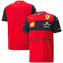 2023 Ferrari F1 Team POLO Round Collar T-Shirt