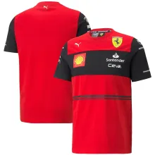 2023 Ferrari F1 Team POLO Round Collar T-Shirt