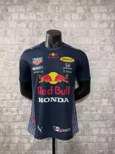 2023 Red Bull Racing Dark Blue F1 Team Round Collar POLO T-Shirt