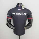 2022 Mercedes F1 Team POLO T-Shirt Black with number 66
