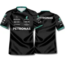 2023 Mercedes F1 Team POLO T-Shirt Black