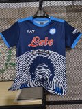Maradona Napoli Dark Blue Jersey Fan Version Thai Quality
