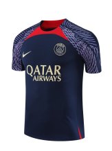 23/24 PSG Training Jersey Dark Blue Color Fans Version