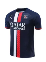 23/24 PSG Jordan Training Jersey Dark Blue Color Fans Version