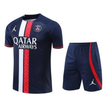 23/24 PSG Jordan Training Jersey Dark Blue Training Tracksuit