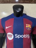 23/24 Barcelona Home Jersey Player Version  1:1 Quality