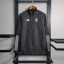 2023 Argentina Windbreaker Jacket 3 Stars  Black Thai Quality