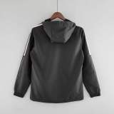 22/23 Real Madrid Black Windbreaker Jacket Thai Quality