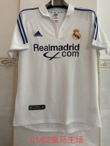 01/02 Real Madrid Home Retro Jersey