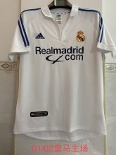 01/02 Real Madrid Home Retro Jersey