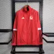 22/23 Mexico Red Windbreaker Jacket Black Thai Quality