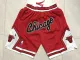NBA Men Chicago Bulls Red Pant Short High Quality