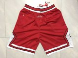NBA Men Chicago Bulls Red Pant Short High Quality