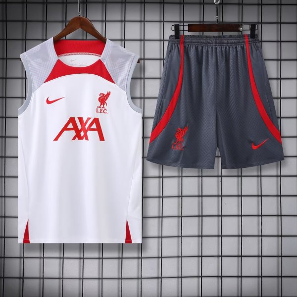 23/24 Liverpool Vest Training suit White Color