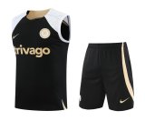 23/24 Chelsea Black Vest Training suit